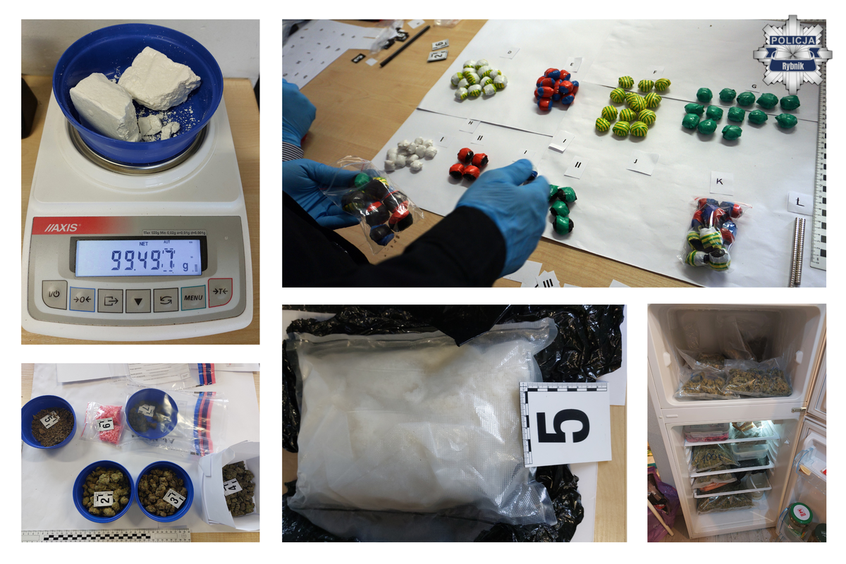 rybnik akcja policji przestepcy narkotykowi